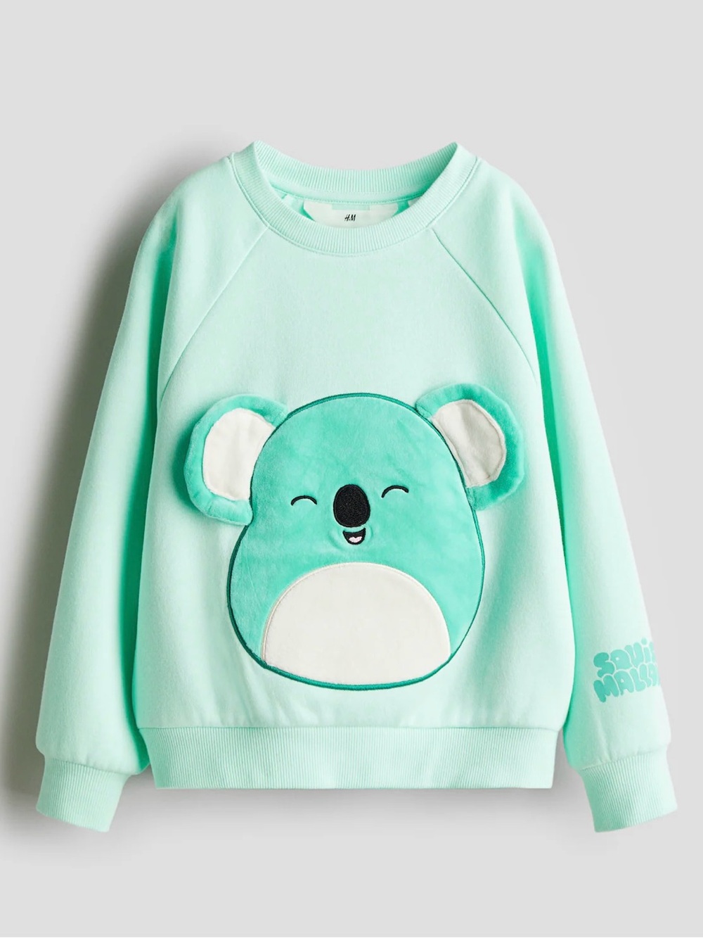 H&M x Squishmallows Koala Plush Appliqué Sweatshirt | 8-10Y
